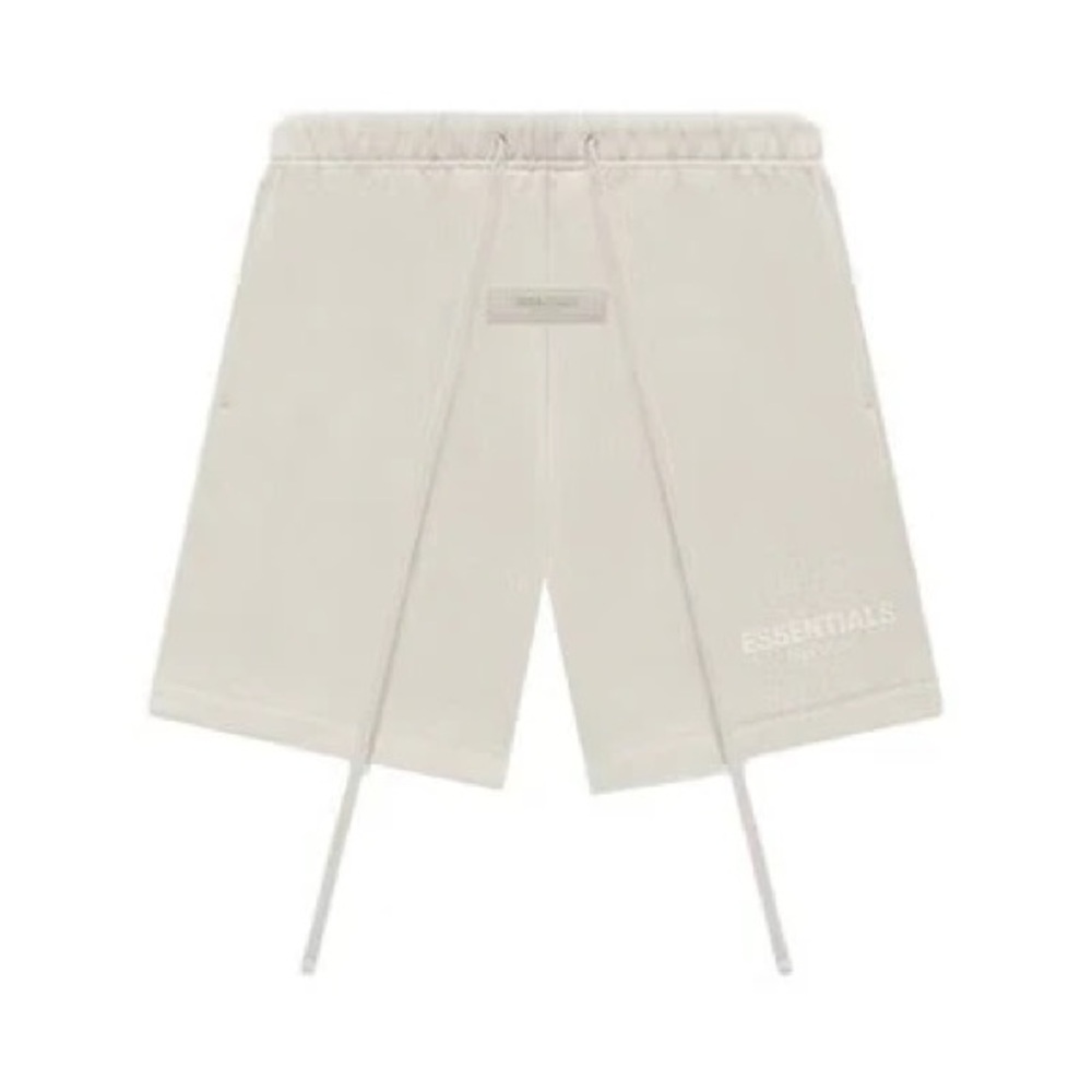 Essentials Men's Wheat Beige Relaxed Athletic Shorts New w/tag & bag size small